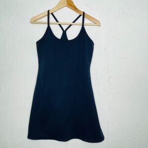 Quince Ultra-Soft Performance Athletic Skort Dress Navy Blue  XS Built-in Shorts